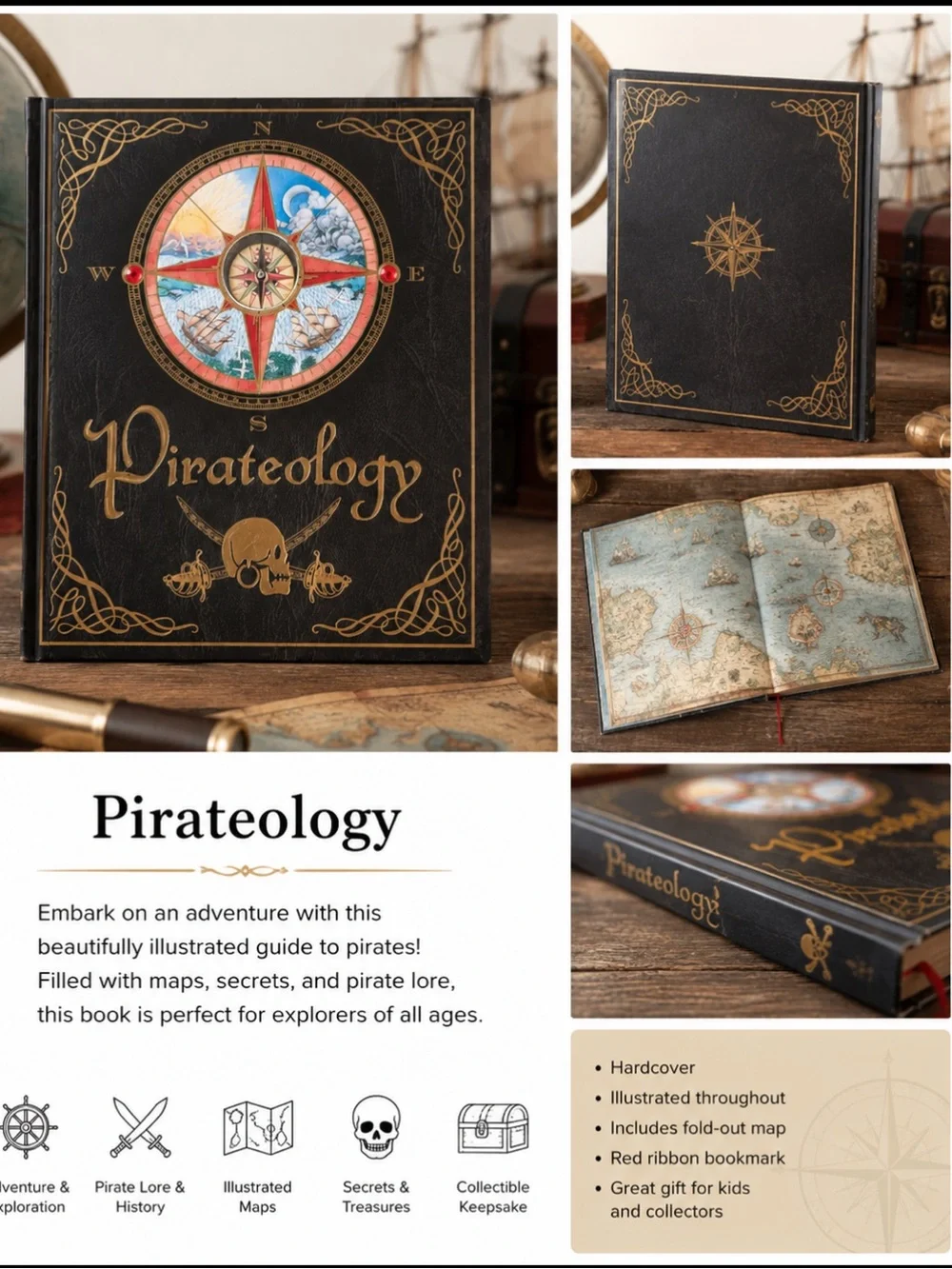 Pirateology: The Pirate Hunters Companion Interactive Book. 2006 Hardback